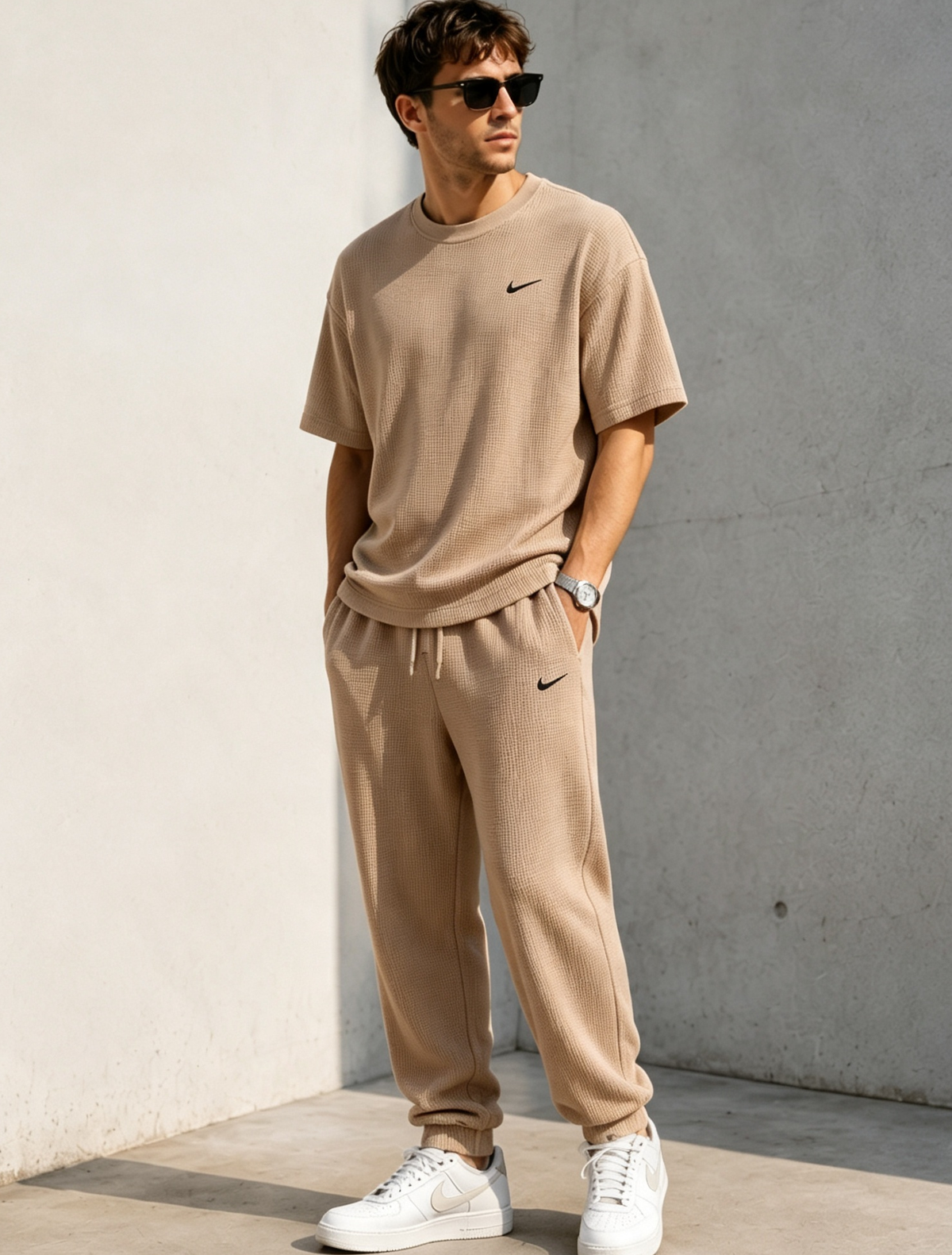 Everyday Quick-Dry Breathable Waffle-Knit Casual Set