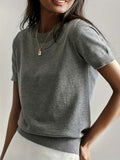 Best-selling round-neck short-sleeved T-shirt