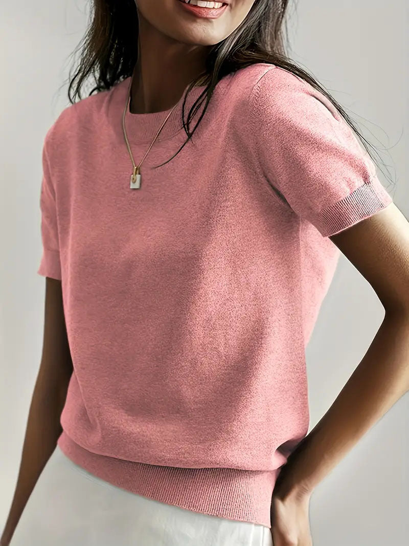 Best-selling round-neck short-sleeved T-shirt