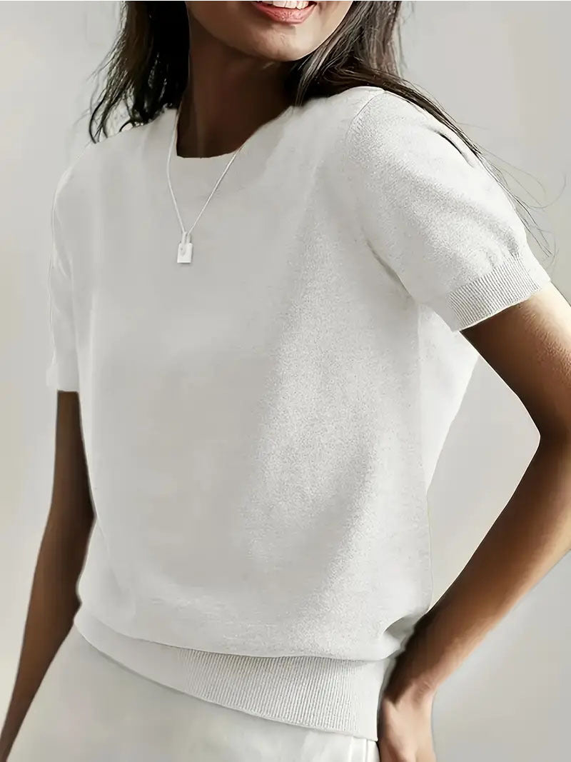 Best-selling round-neck short-sleeved T-shirt
