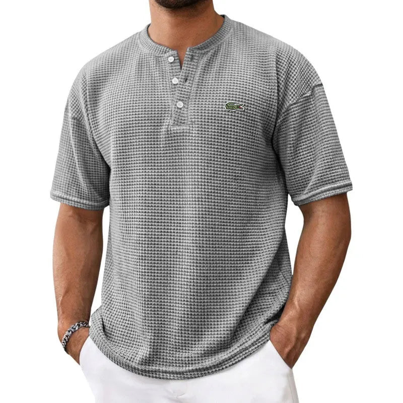 Everyday Waffle Henley Tee