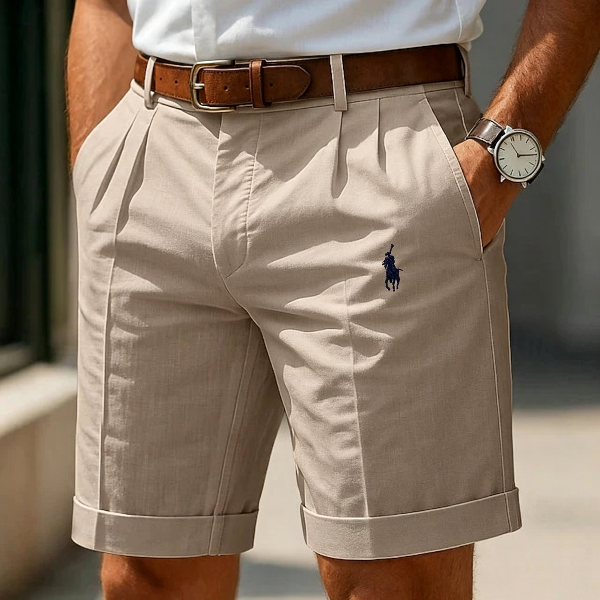 Vince Plooi Casual Pleat Shorts