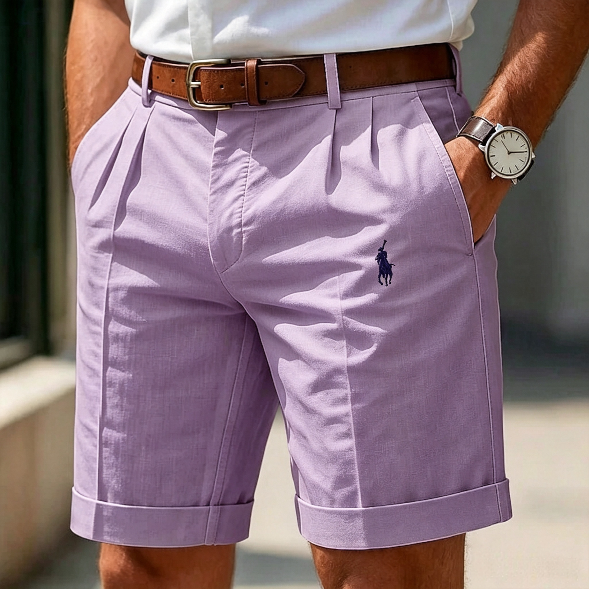 Vince Plooi Casual Pleat Shorts