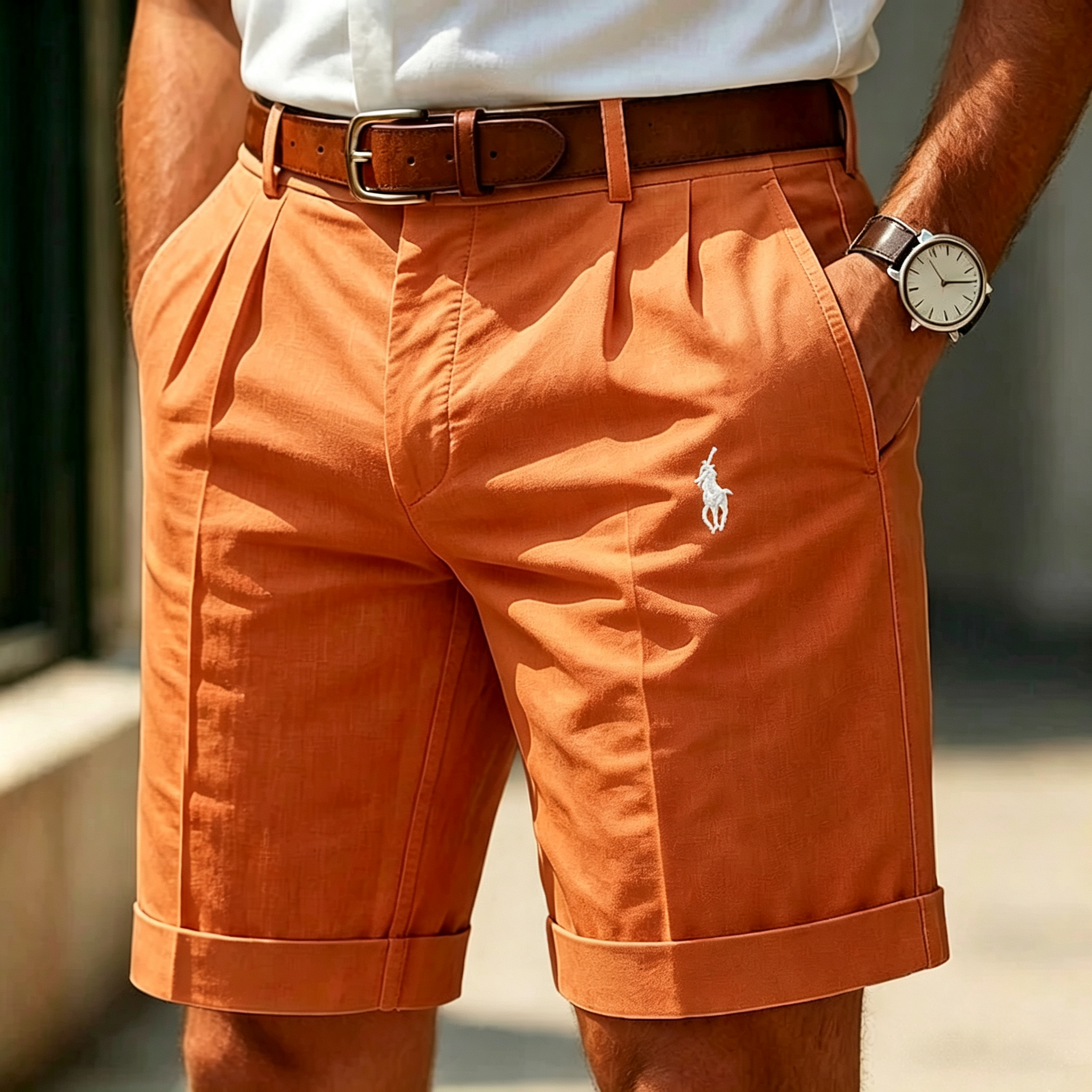 Vince Plooi Casual Pleat Shorts