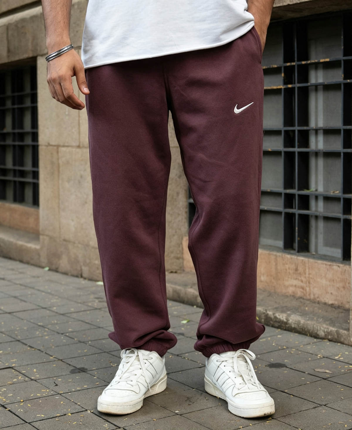 Everyday Cozy Brown Knit Joggers