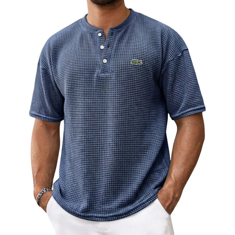 Everyday Waffle Henley Tee