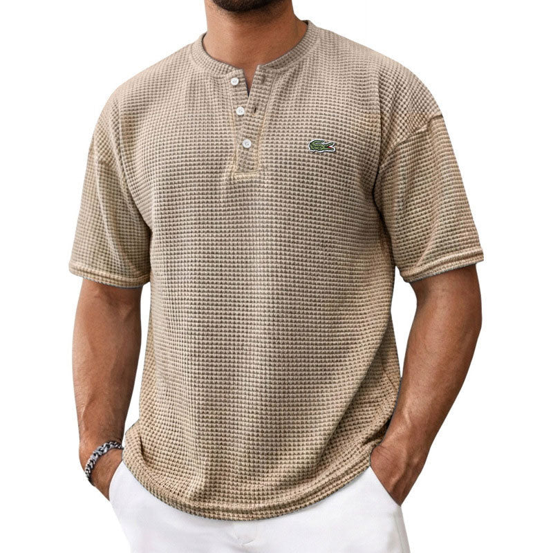 Everyday Waffle Henley Tee